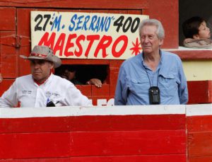 Valeriano Salceda, “Giraldez” (right) at the Aug 3 corrida 
