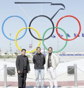 Octavio Morgan, Jaime Cadaval Baeza y Victor Navarro en el CAR