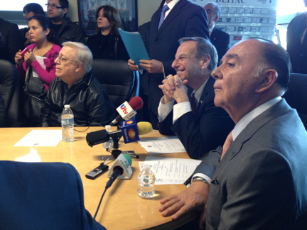 Mayor Bob Filner and Tijuana Mayor Carlos Bustamante.