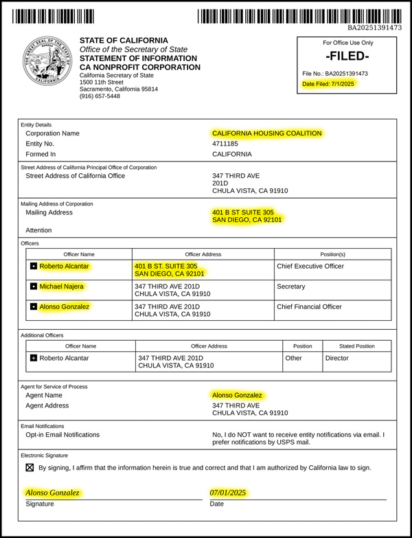 CA Housing Coalition