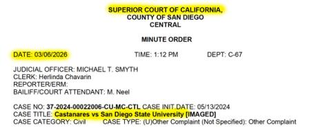 SDSU Court ruling